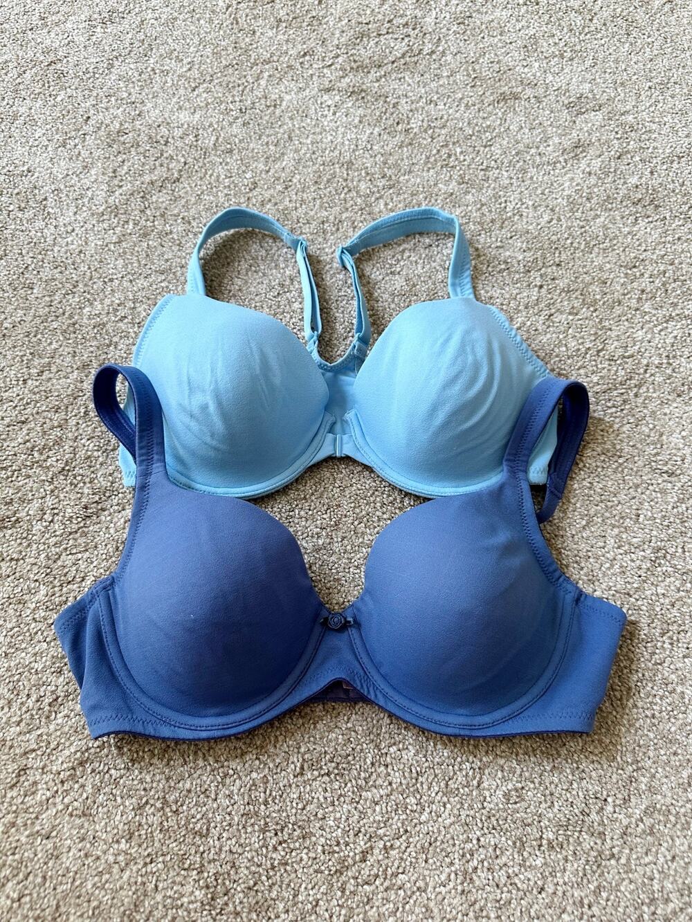 NEW Victoria’s Secret Vintage Deadstock Y2K 2000s Blue Bras 34C